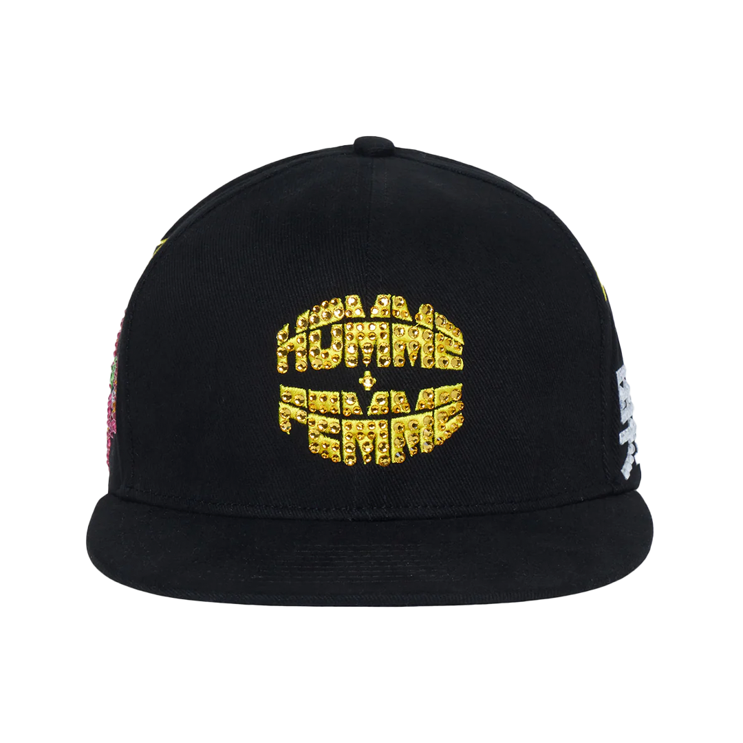 Homme + Femme Japan Gemstones Snapback Hat - 'Black/Yellow