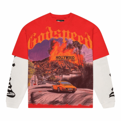 Godspeed Los Scandalous Layered Tee - 'Red'