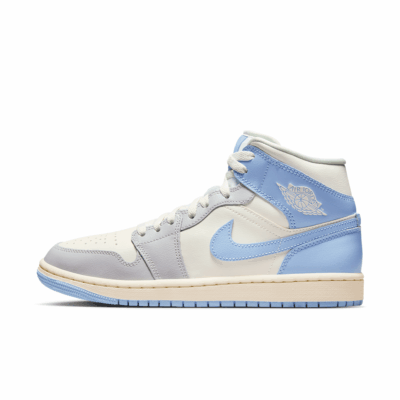 WMNS Air Jordan 1 Mid - 'Psychic Blue/Neutral Grey'
