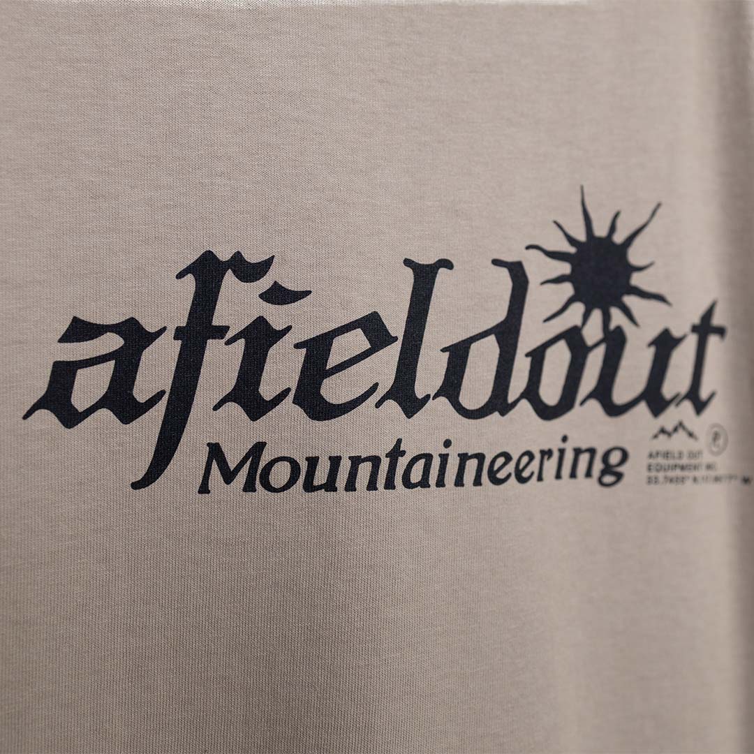 AFIELDOUT Sunrise Tee - 'Sand'