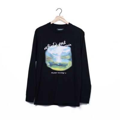 AFIELDOUT Terrain L/S Tee - 'Black'