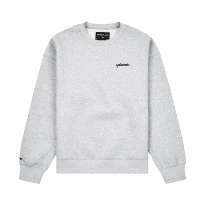 Paper Planes Planes Script Weld Crew - 'Heather Grey'