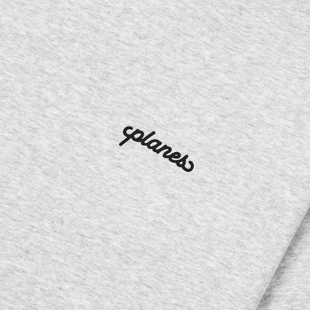 Paper Planes Planes Script Weld Crew - 'Heather Grey'