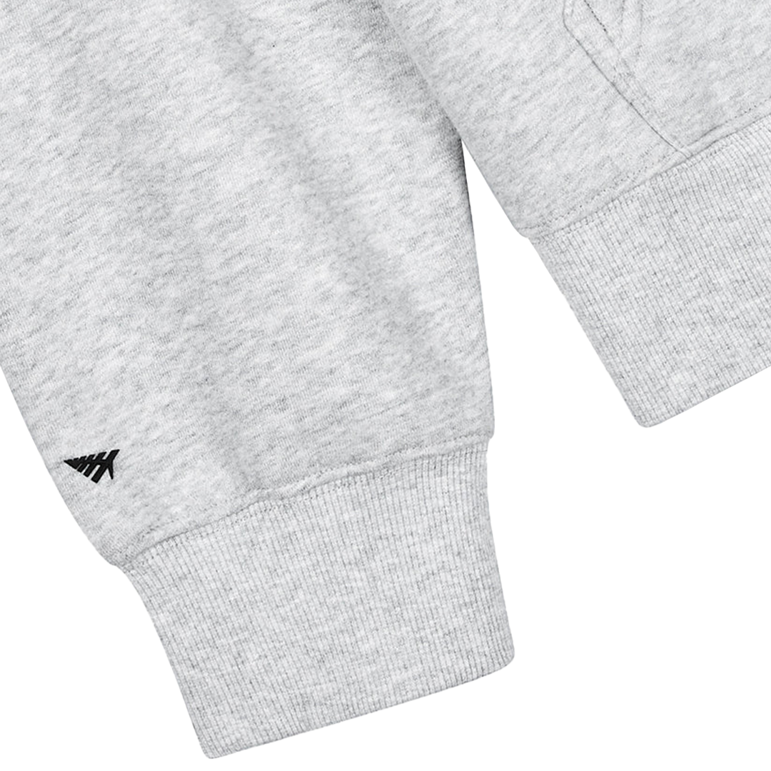 Paper Planes Planes Script Zip Hoodie - 'Crew Heather Grey'