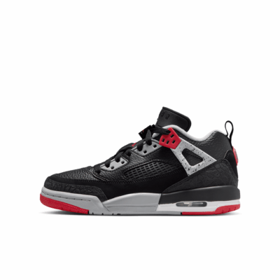 GS Air Jordan Spizike Low - 'Black/Gym Red'