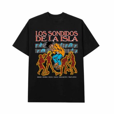 Bueno Sonidos De La Isla Tee - 'Black'