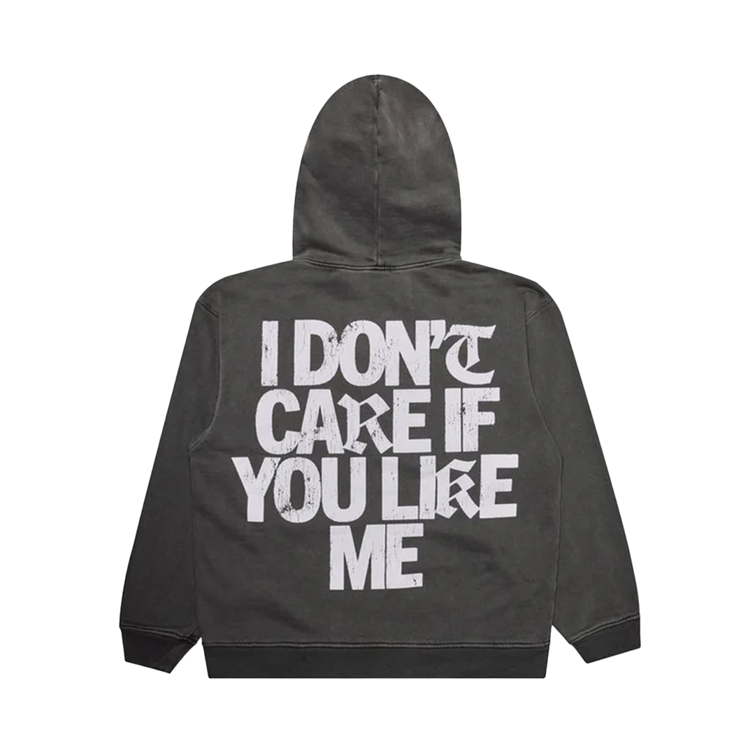 Keep Out Fake Love No Worries Hoodie - 'Vintage Black'