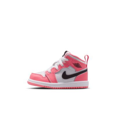 TD Air Jordan 1 Mid - 'Pink Glaze/Black' DQ8425-602
