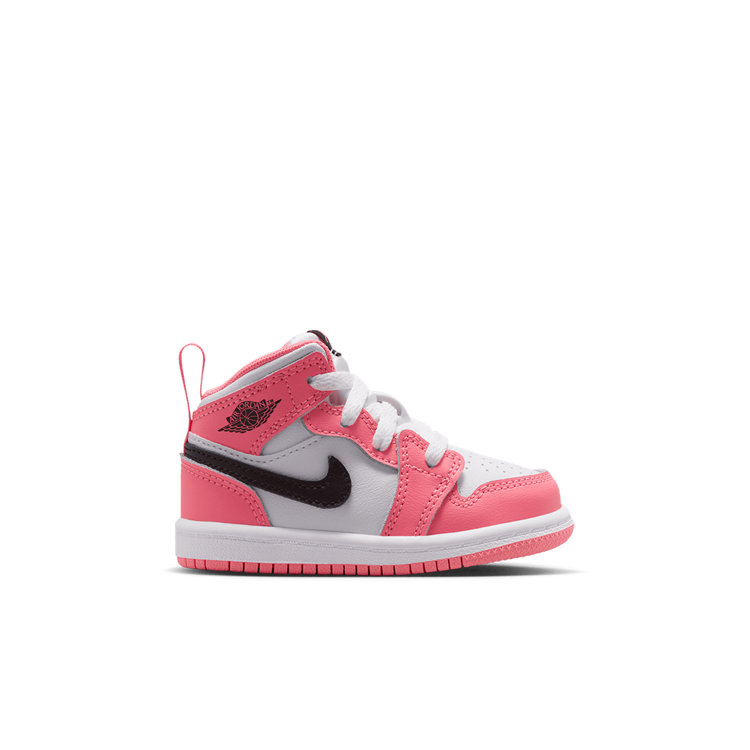 TD Air Jordan 1 Mid - 'Pink Glaze/Black' DQ8425-602