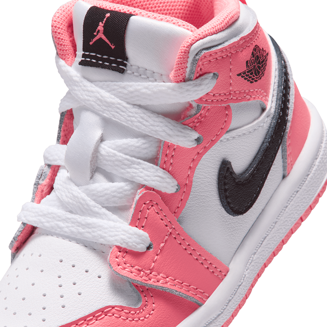 TD Air Jordan 1 Mid - 'Pink Glaze/Black' DQ8425-602