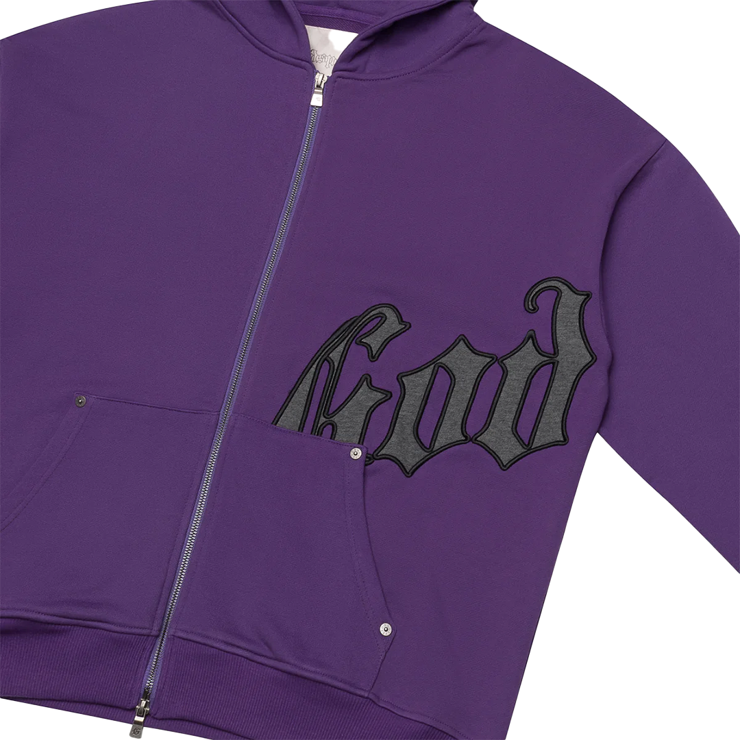 Godspeed OG Logo Sweatsuit - 'Purple/Grey'
