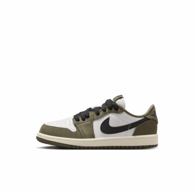 PS Air Jordan 1 Low - 'Medium Olive'