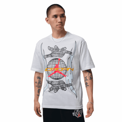 Jordan Graphic Tee - 'White/Infrared 23'