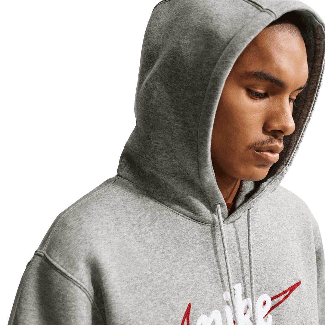 Nike Hoodie - 'Dark Grey Heather/Light Smoke Grey'