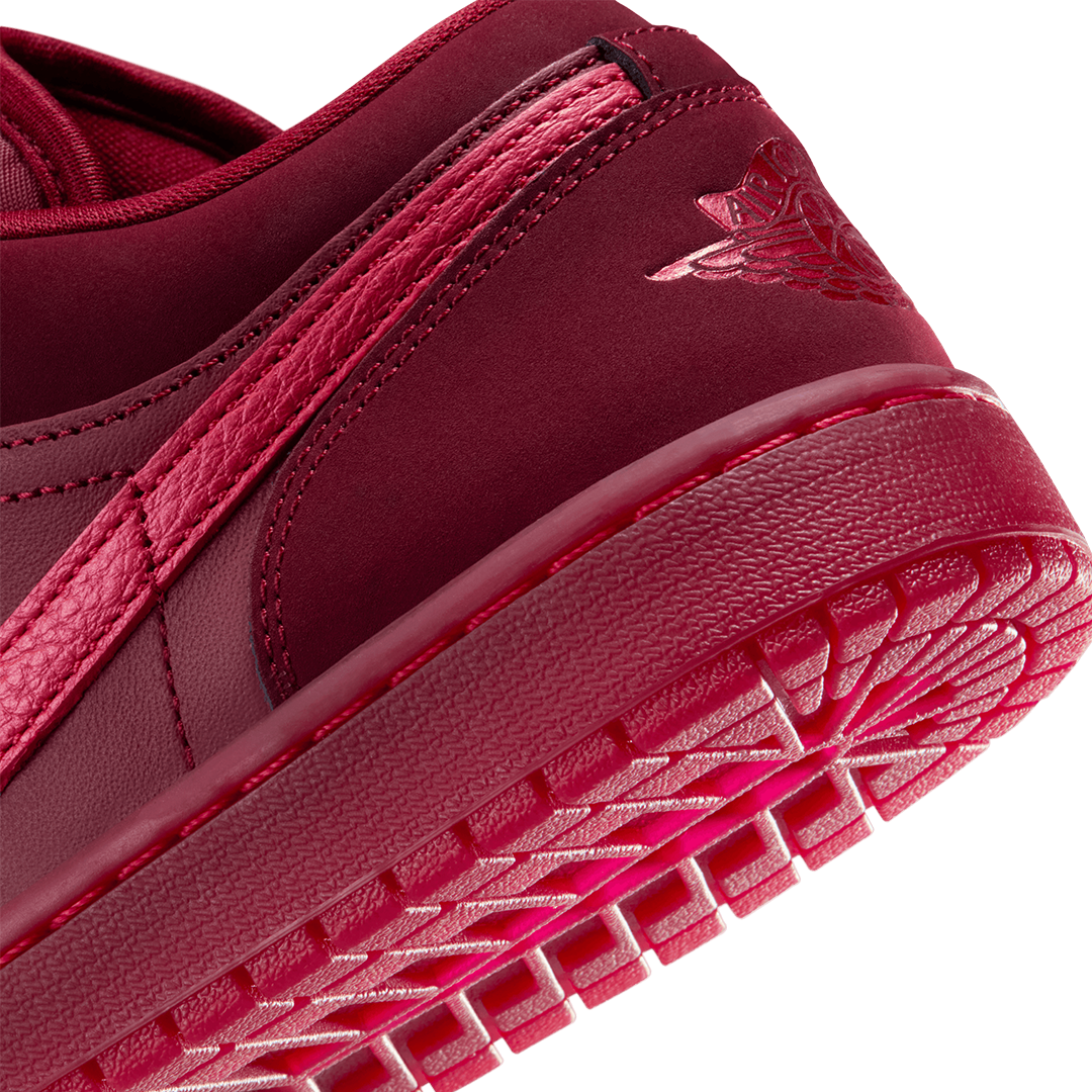 wmns air jordan 1 low team red