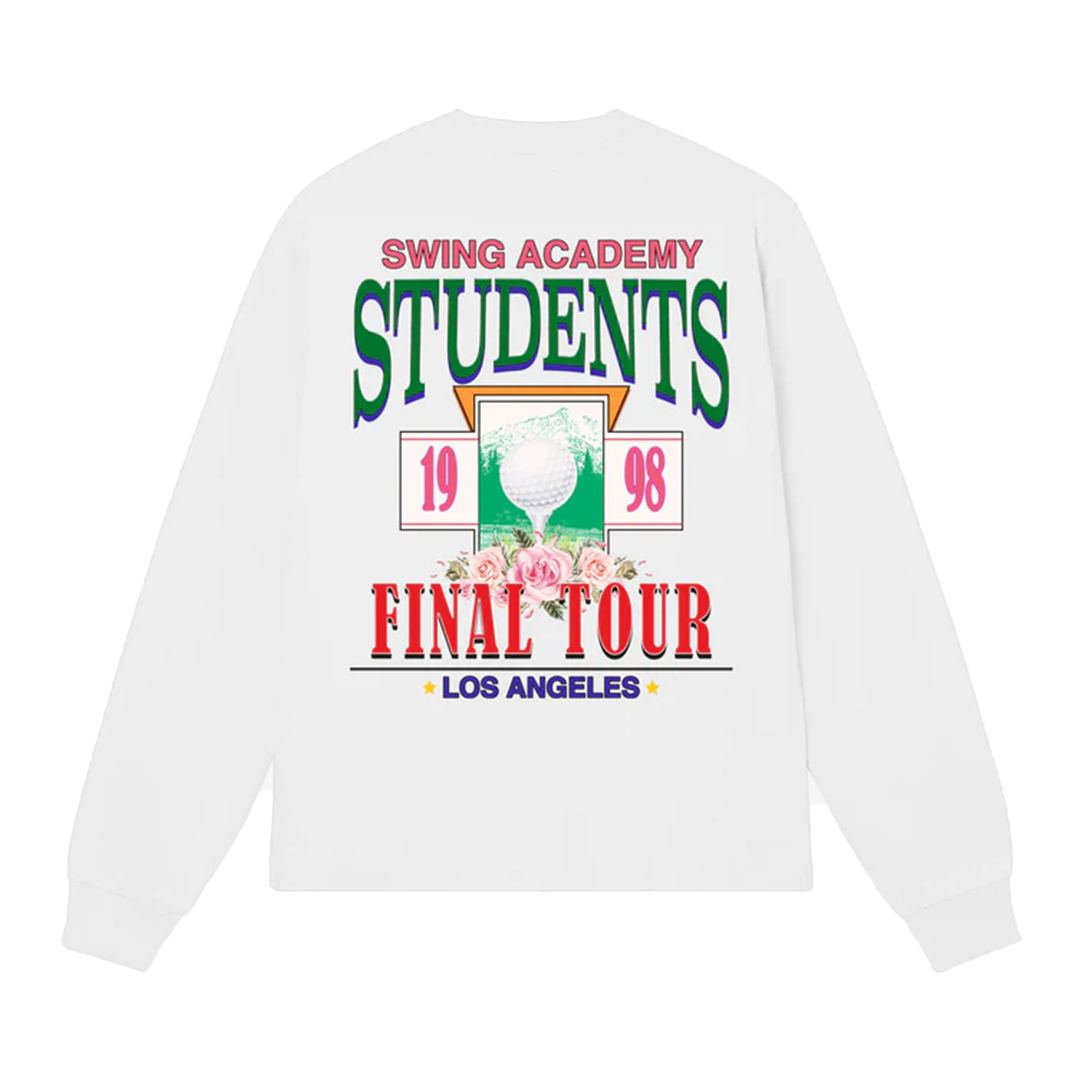 Students Final Tour L/S Tee – 'White'