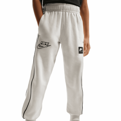 Kids Nike Fleece Jogger - 'Light Bone/Black'