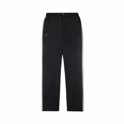 Paper Planes Crochet Track Pant – 'Black'