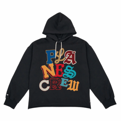 Paper Planes Letterman Hoodie – 'Charcoal'