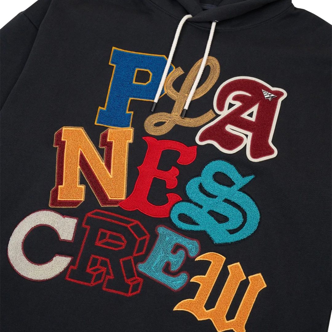Paper Planes Letterman Hoodie – 'Charcoal'