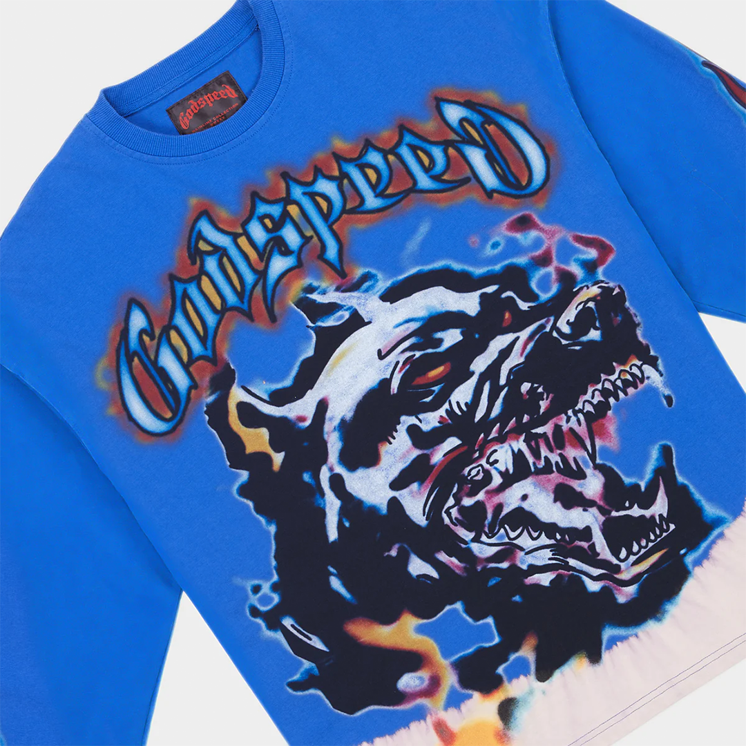 Godspeed Off The Leash L/S Tee – 'Royal'