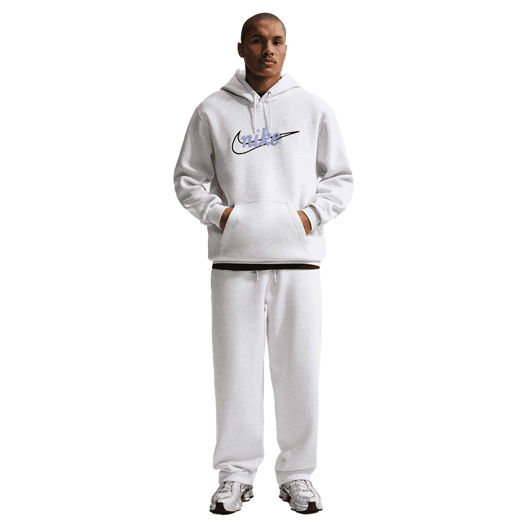 Nike Hoodie - 'Birch Heather/White' - Kicks Lounge