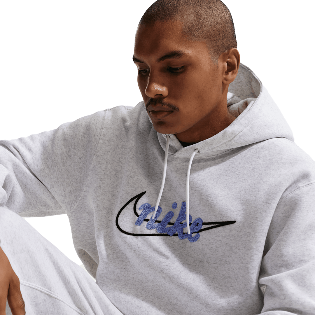 Nike Hoodie - 'Birch Heather/White' - Kicks Lounge