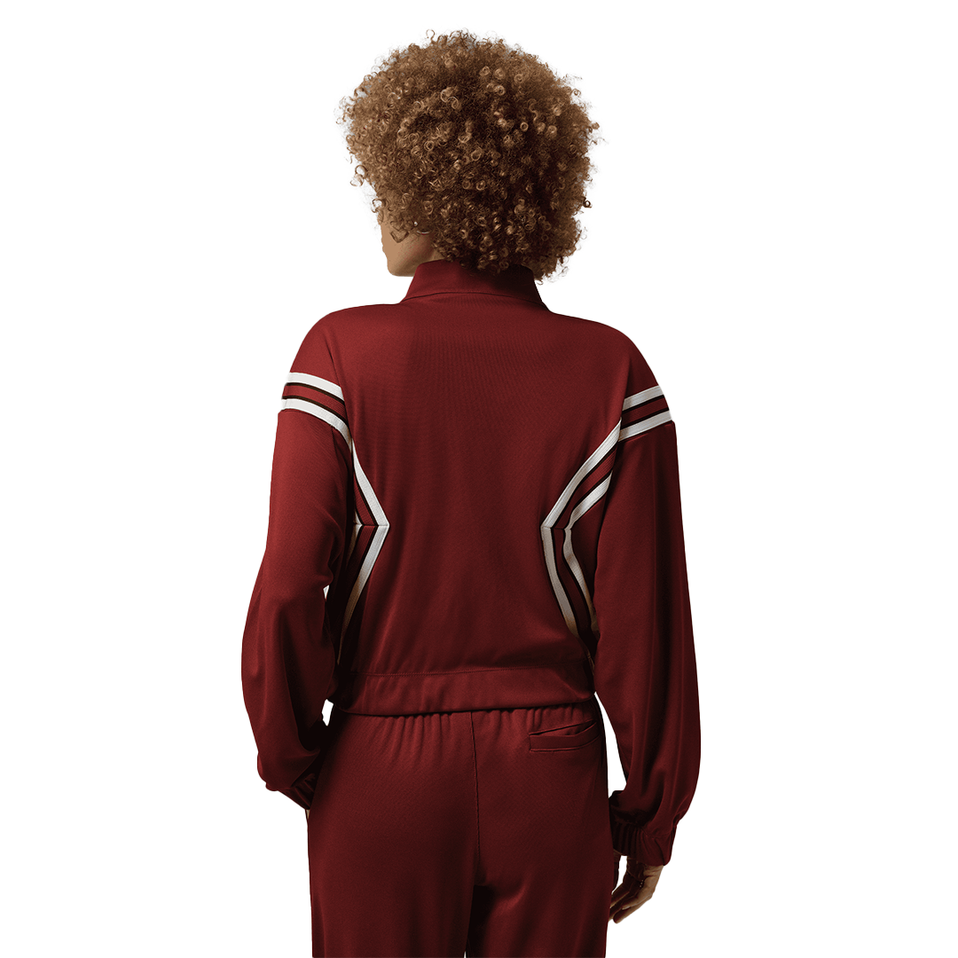 WMNS Jordan Brooklyn Track Jacket - 'Team Red/Sail' - Kicks Lounge