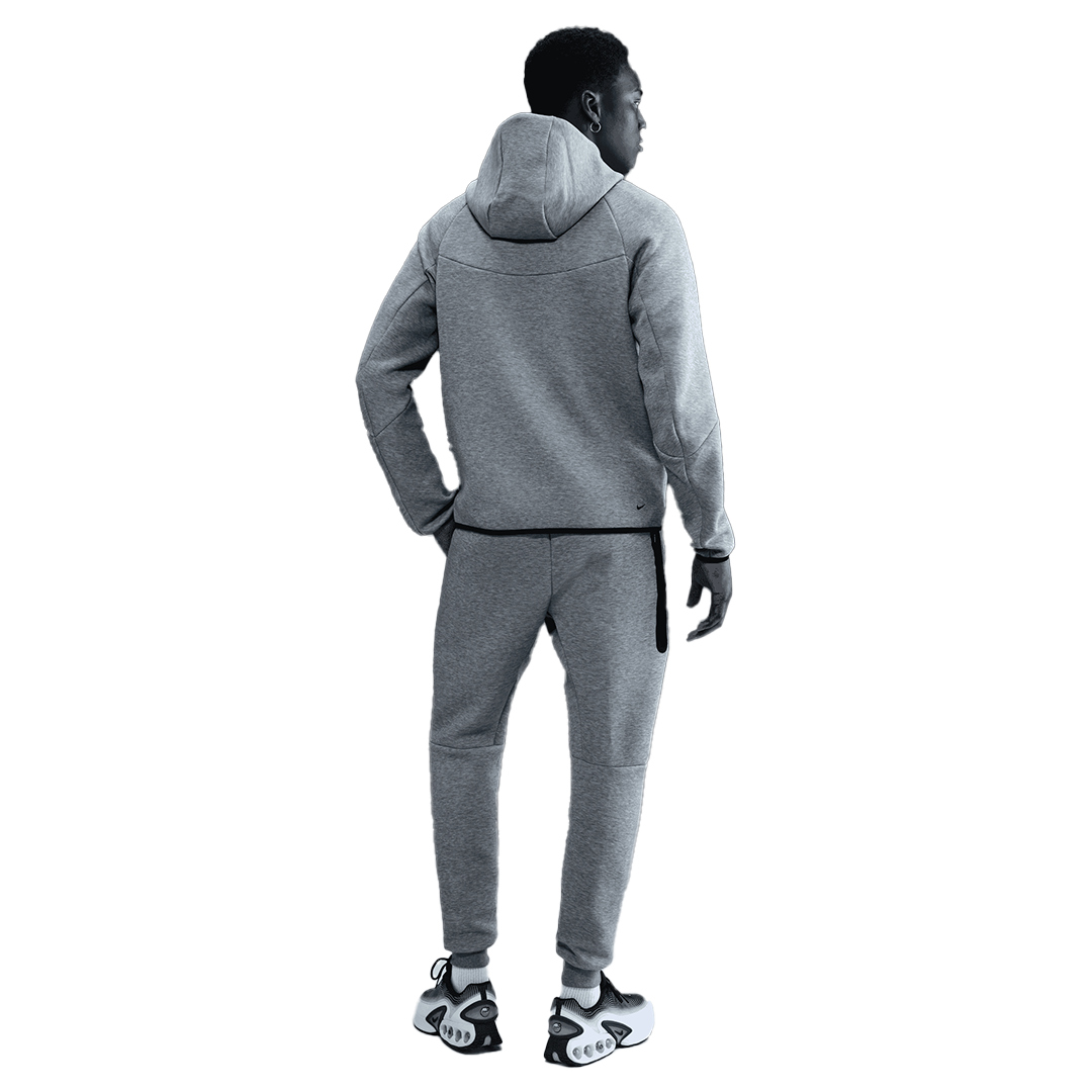 Nike Tech Zip Hoodie - 'Dark Grey Heather/Black'