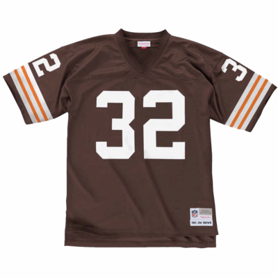 Mitchell & Ness Jim Brown Cleveland Browns 1963 Jersey - 'Brown'