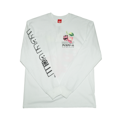Icecream Dice L/S Tee - 'White'
