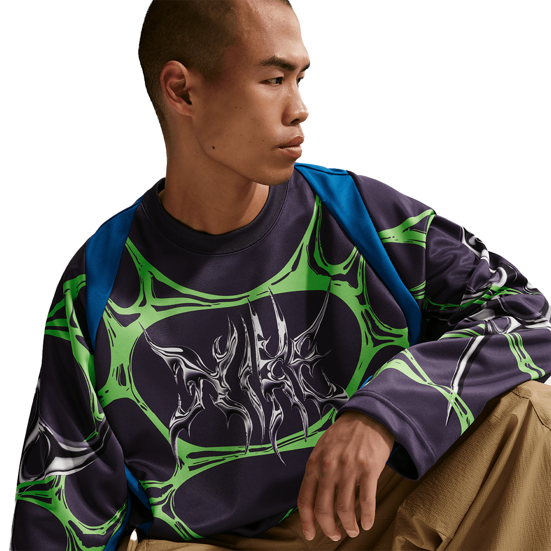 Nike Project F.R.O.G. L/S Jersey - 'Brilliant Blue/Dark Raisin'
