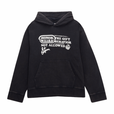Honor The Gift Not Allowed Hoodie - 'Black'