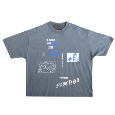Jungles I’d Rather Tee - 'Vintage Blue' SS-ZF-VBLU