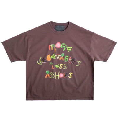 Jungles More Vegetables Tee - 'Brown' SS-VEG-BRN