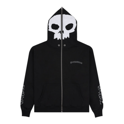 Pleasures Balaclava Zip Hoodie - 'Black'