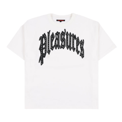 Pleasures Twitch Studded S/S Crew - 'White'