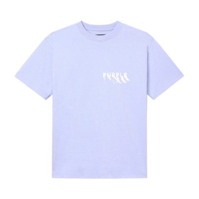 Purple Painted Wordmark Tee - 'Purple'