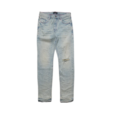 Purple Skinny Granita Denim - 'Light Indigo'