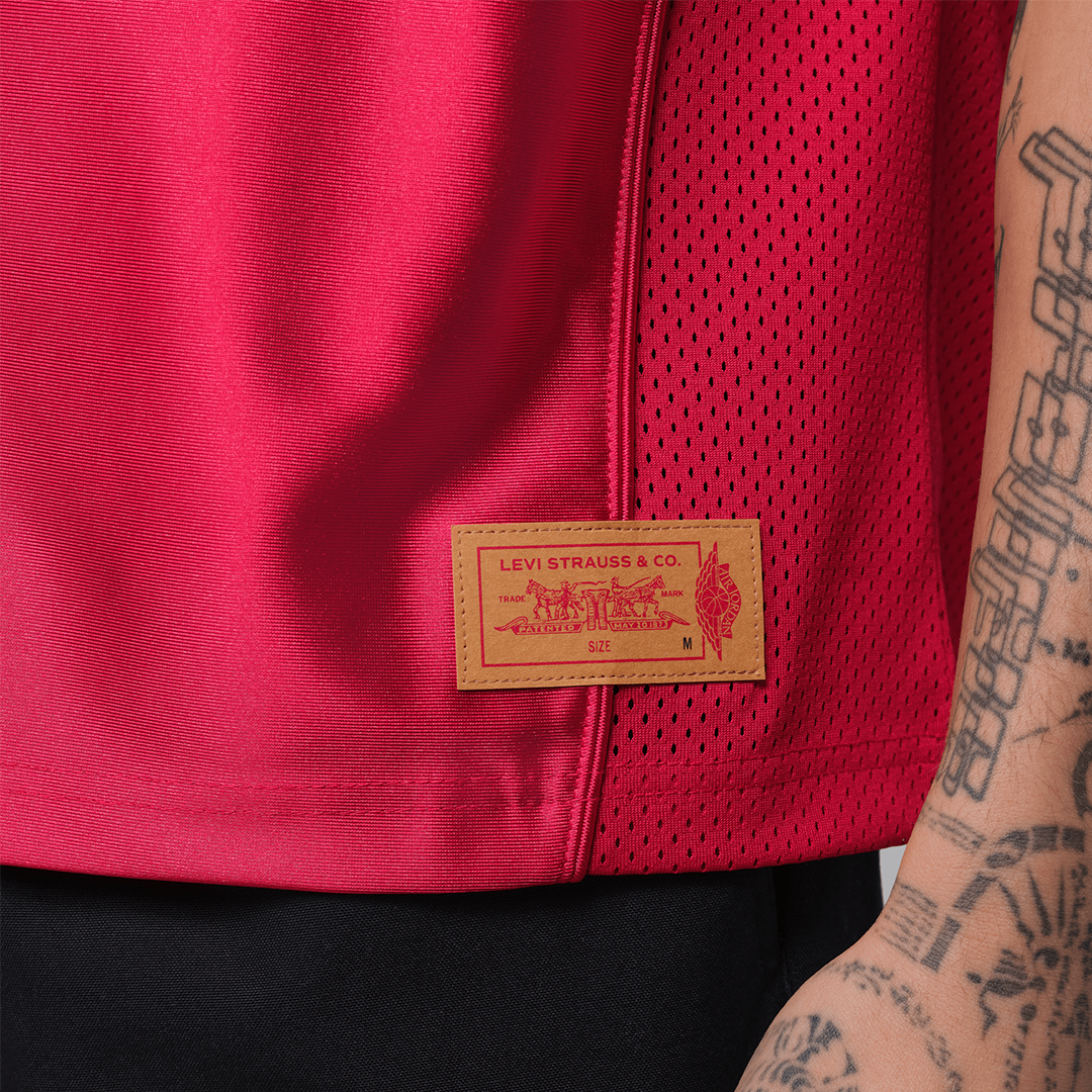 Air Jordan x Levi's Jersey - 'Gym Red/Black' - Kicks Lounge
