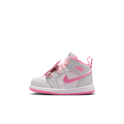 TD Air Jordan 1 Mid SE - 'Vast Grey/Pink Glow' II0590-001