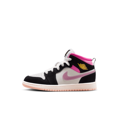 PS Air Jordan 1 Mid SE - 'Black/University Gold' II1252-001