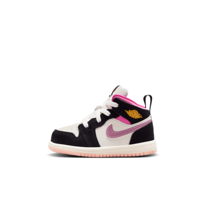 TD Air Jordan 1 Mid SE - 'Black/University Gold' II1253-001