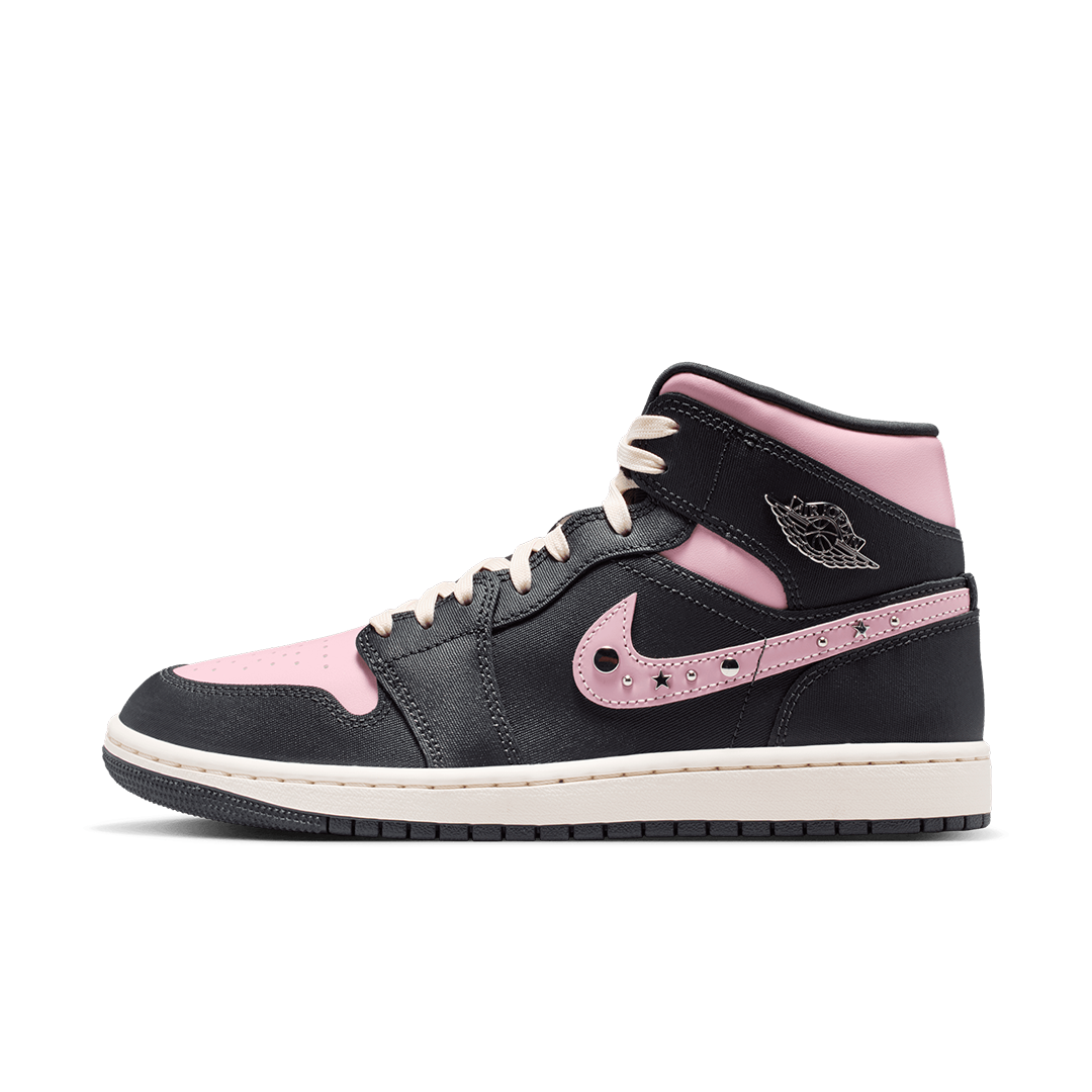 WMNS Jordan 1 Mid SE - 'Anthracite/Metallic Silver' - Kicks Lounge
