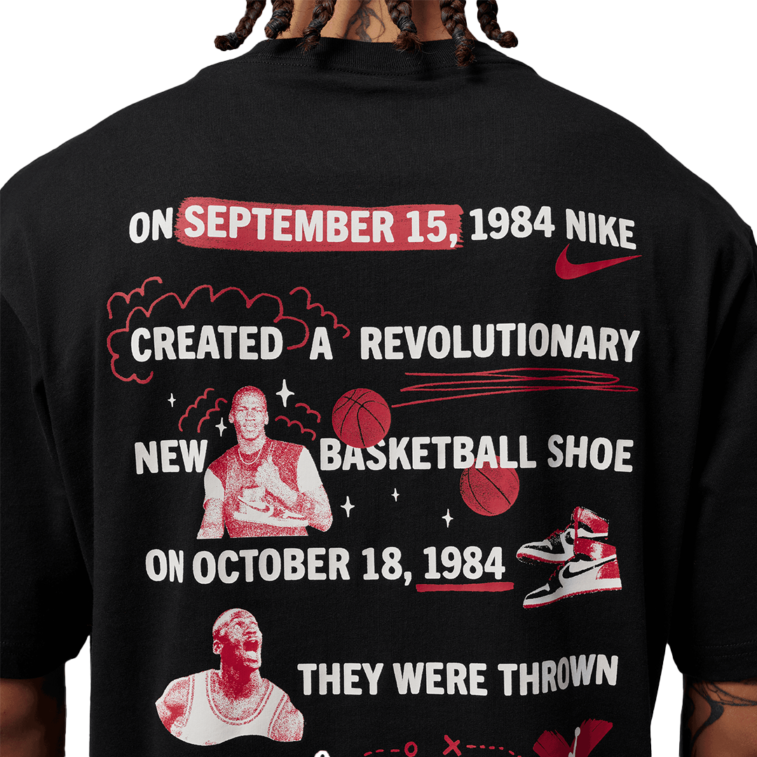 Jordan Brooklyn Tee - 'Black' - Kicks Lounge