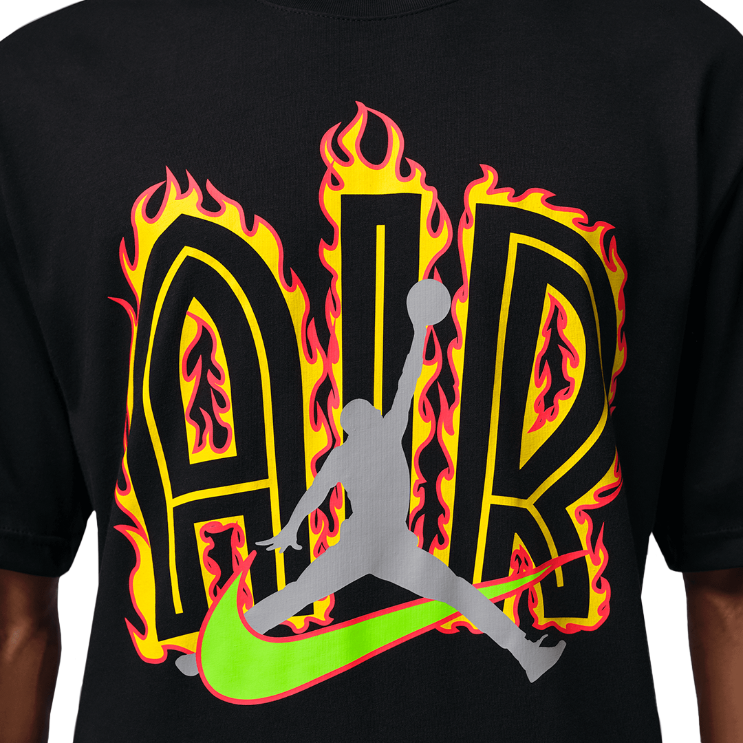 キムラショー Jordan Script Tee - 'Black' - Kicks Lounge
