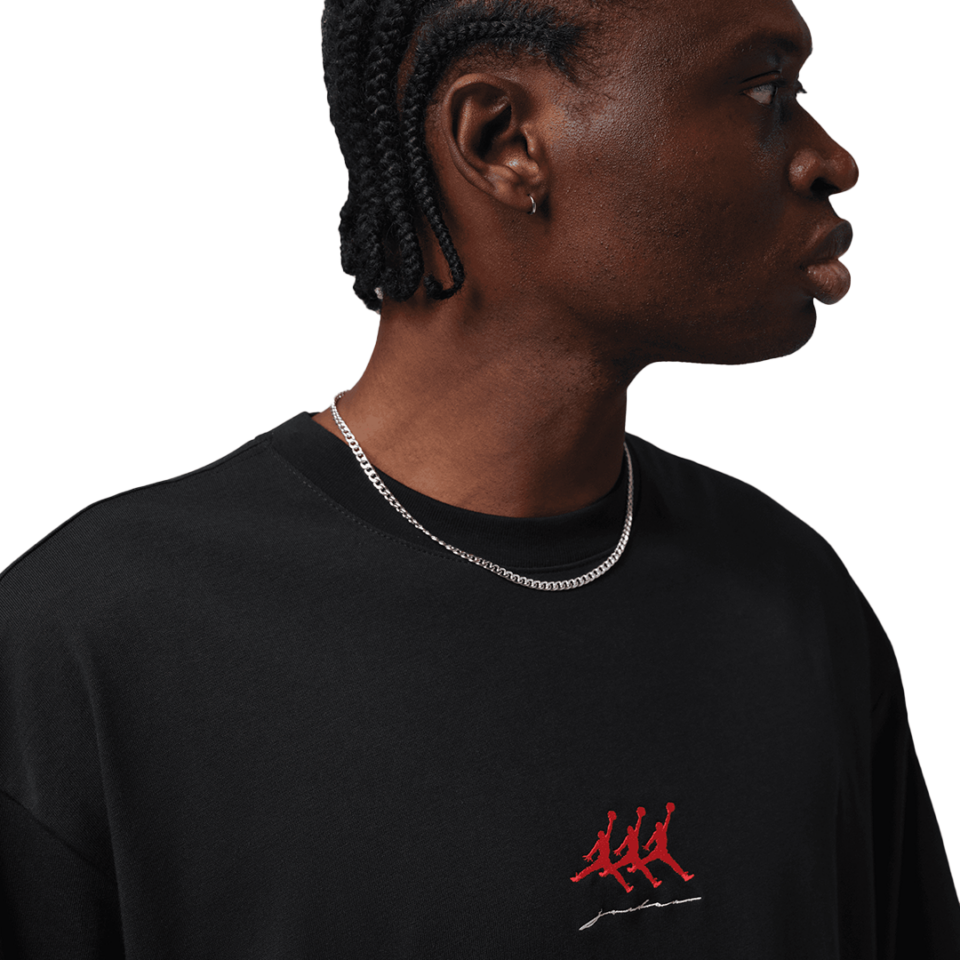 Jordan Oversized Graphic Tee - 'Black' - Kicks Lounge