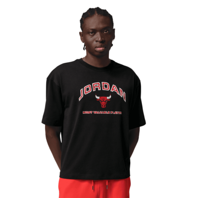 Jordan Boxy Graphic Tee - 'Black/University Red'