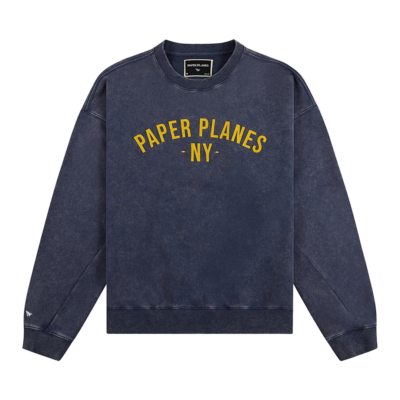 Paper Planes Felt Crew - 'Washed Navy'