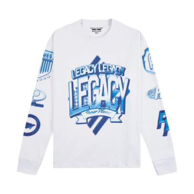 Paper Planes Legacy L/S Tee - 'White'